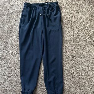 Womens Navy Jogger Pants